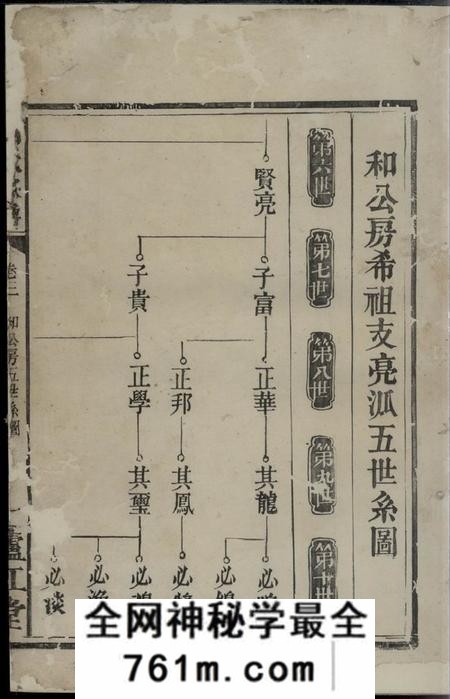 湖南常德庐江堂何氏族谱
