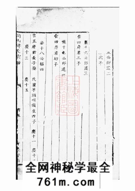 暨阳同山蒋氏宗谱