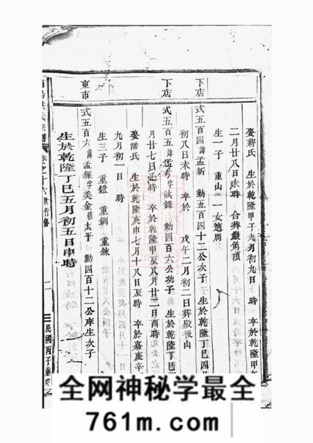浦阳海塘洪氏宗谱