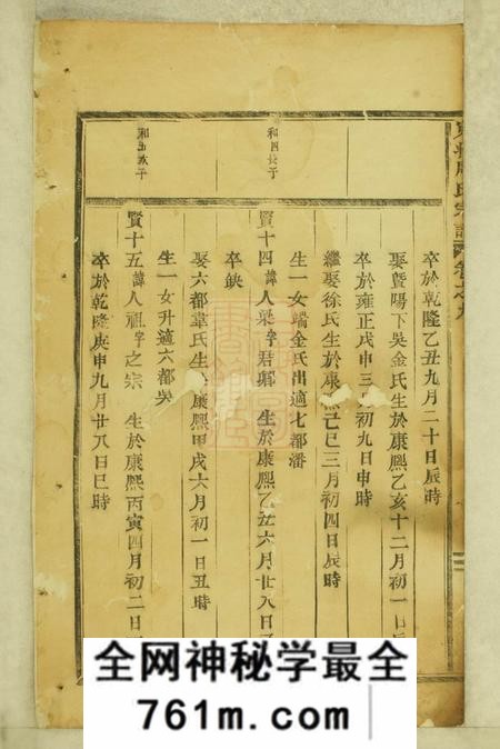 吴宁岘北周氏宗谱