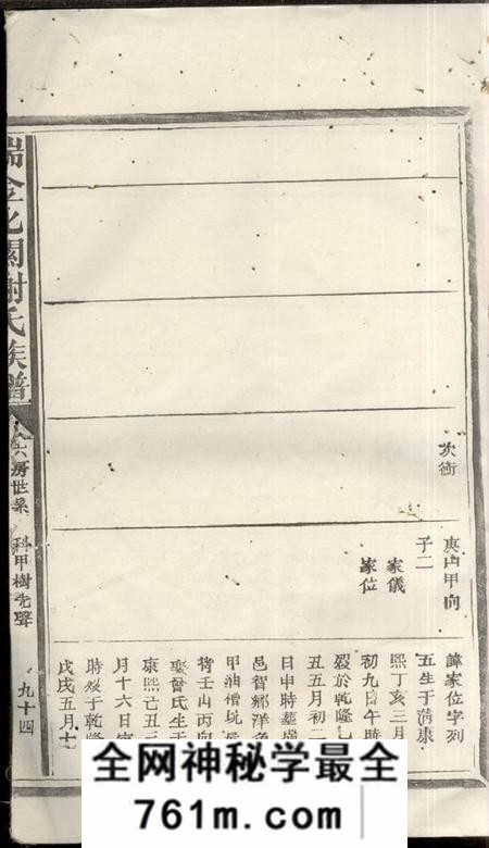江西瑞金瑞金北关谢氏宗谱不分卷