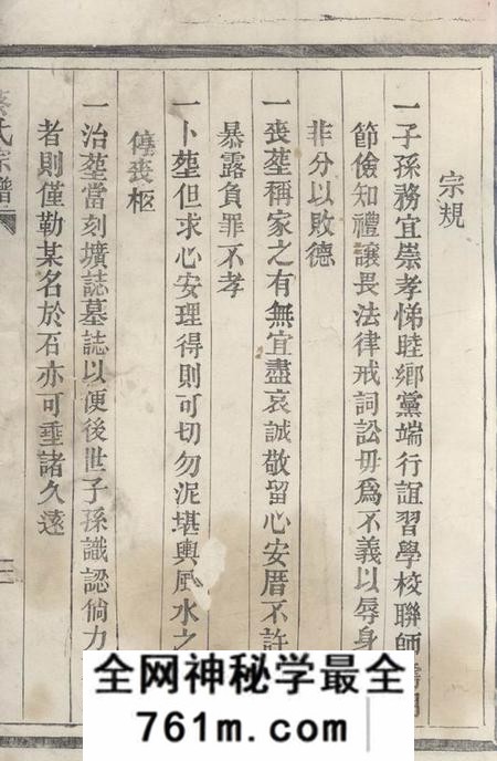平阳蔡氏宗谱不分卷