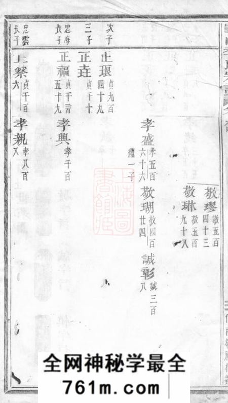 义乌龟山季氏宗谱