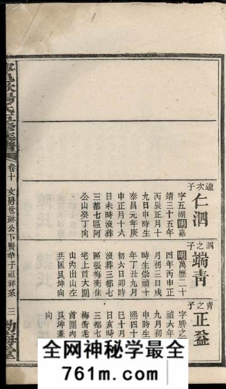 宁乡渤海堂宁邑欧阳氏五修族谱