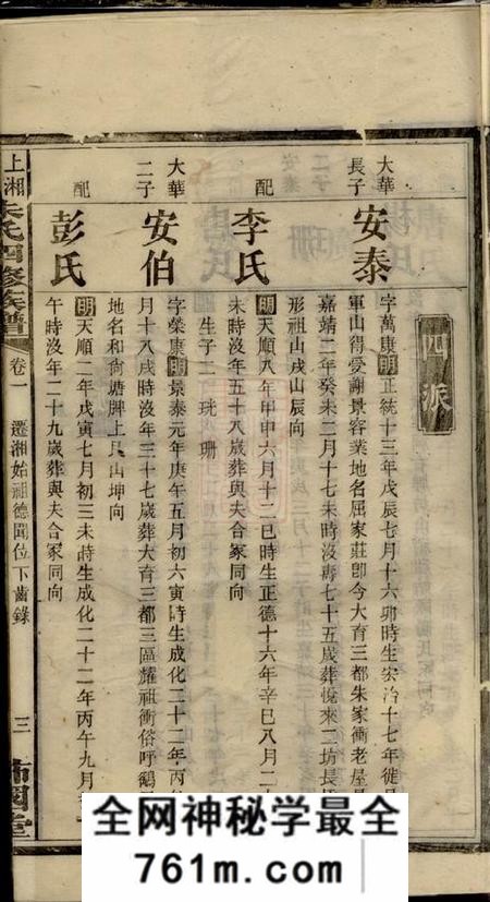 湘乡沛国堂上湘军山朱氏四修族谱