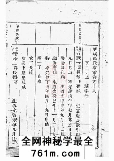 永康华溪孙氏家乘