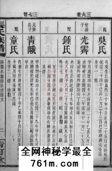 平江清河堂张氏族谱