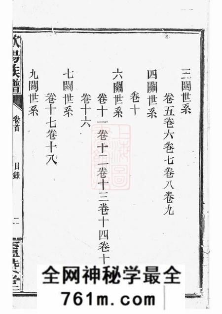巴菱庐陵堂欧阳族谱十八卷首一卷