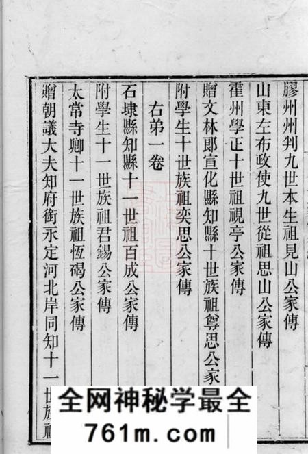 正定正定王氏家传六卷