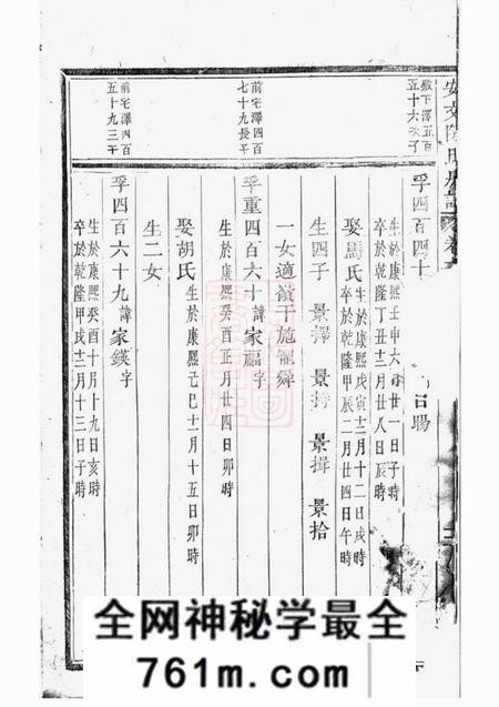 东阳安文陈氏宗谱