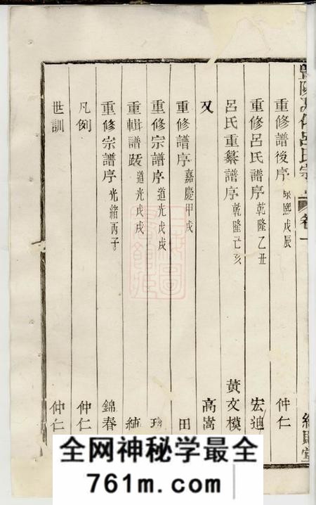 诸暨维则堂暨阳开化吕氏宗谱三十卷