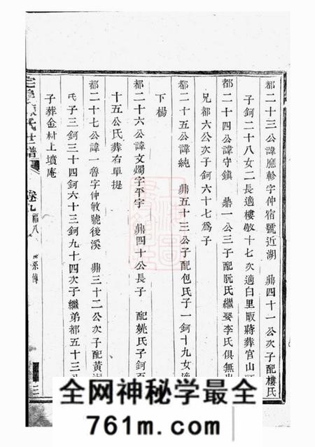 诸暨宅埠陈氏世谱