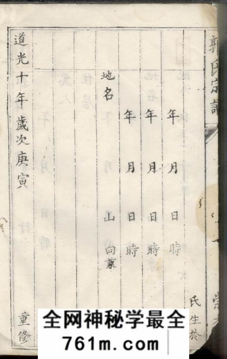 崇本堂郭氏宗谱不分卷