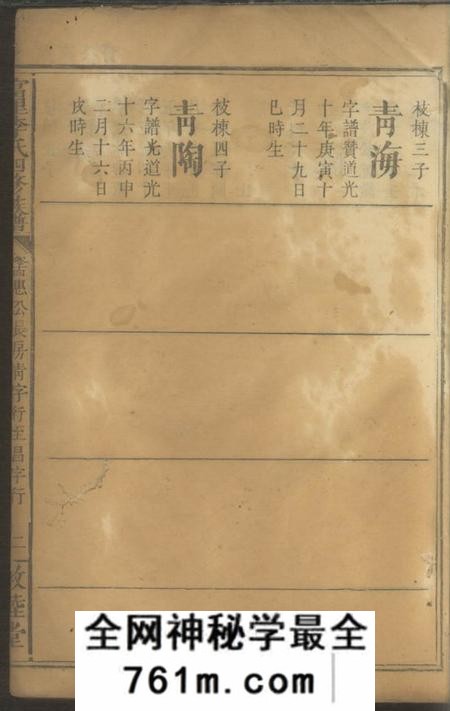 醴陵敦睦堂富里李氏四修族谱