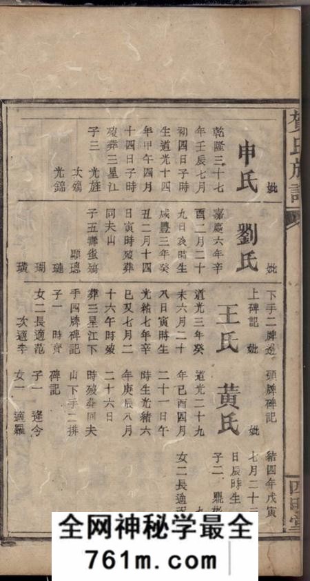 四明堂贺氏族谱