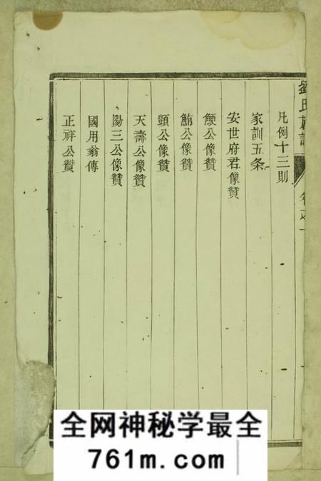 润州润东洪溪刘氏重修族谱六卷