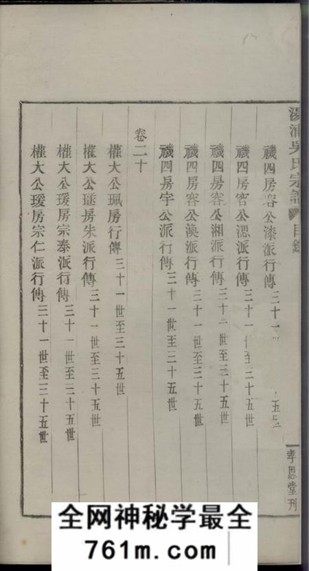 浙江会稽汤浦吴氏宗谱