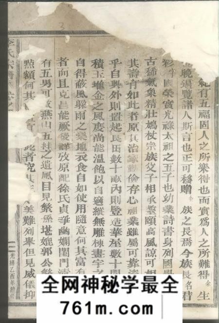 丽水李氏宗谱