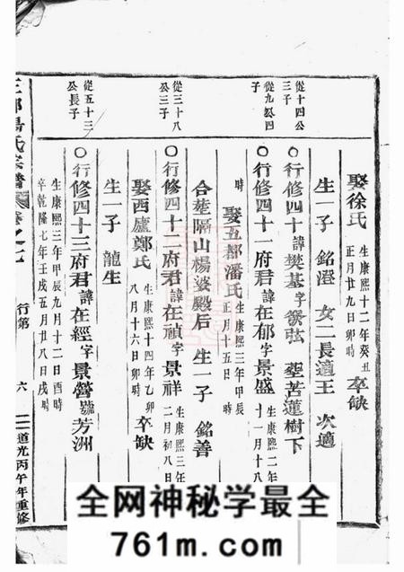 三都杨氏宗谱