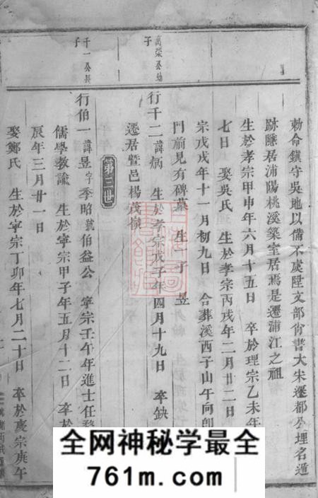 浦阳浦阳桃溪杨氏宗谱六卷