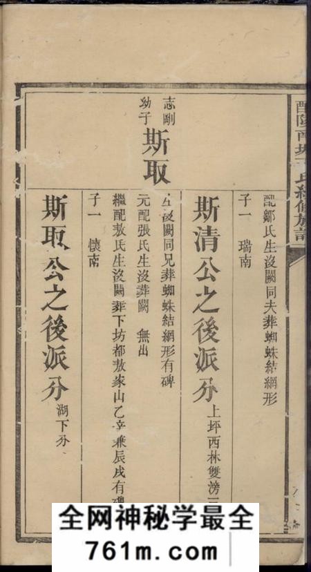 醴陵植三堂醴陵南城王氏续修族谱二十一卷首二卷