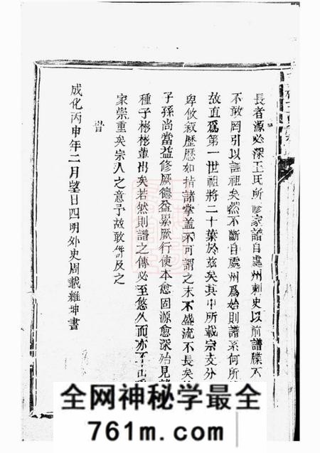 松阳三槐王氏宗谱不分卷
