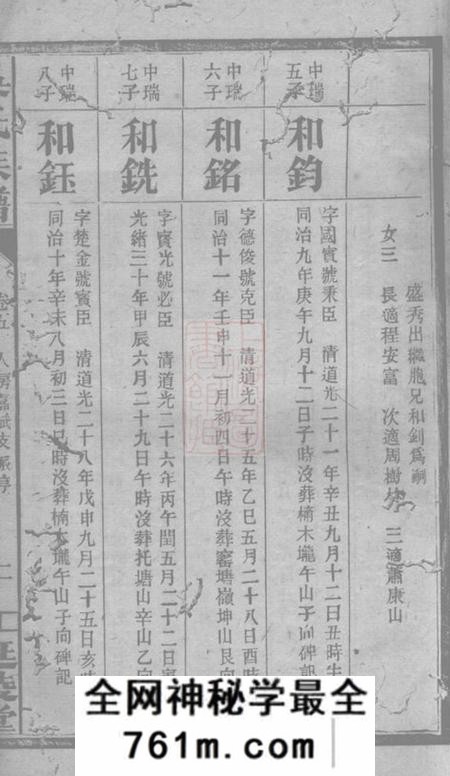 长沙延陵堂吴氏六修族谱
