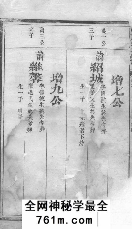 江山贤川王氏家谱
