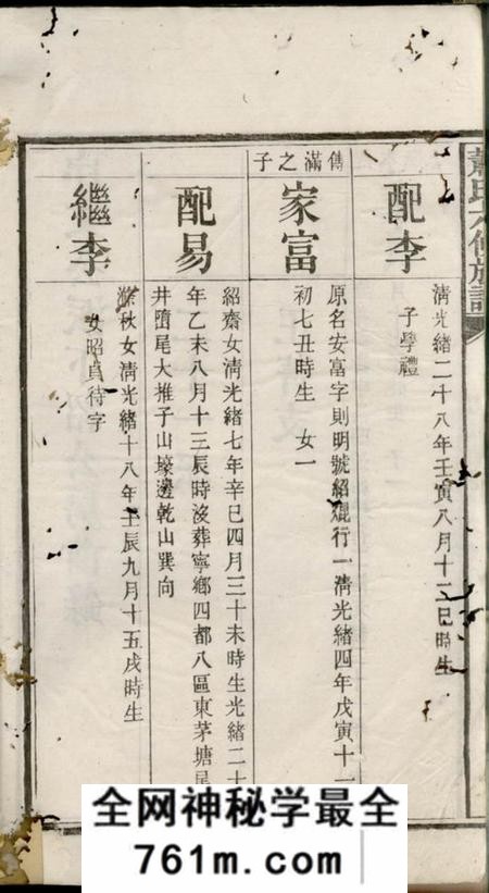 湘潭萧氏六修族谱