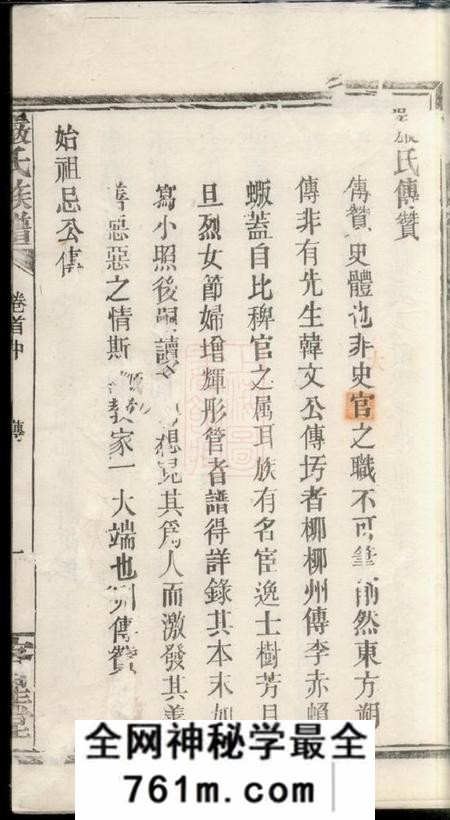 华容岳阳方守分堂严氏族谱