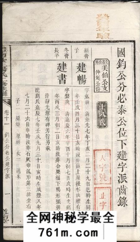 醴陵道南堂醴南台上杨氏二修族谱