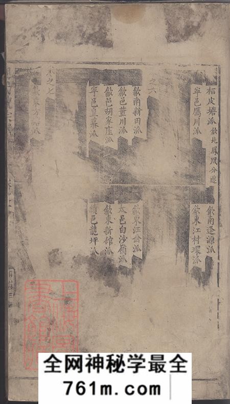 胡氏统宗谱二十卷