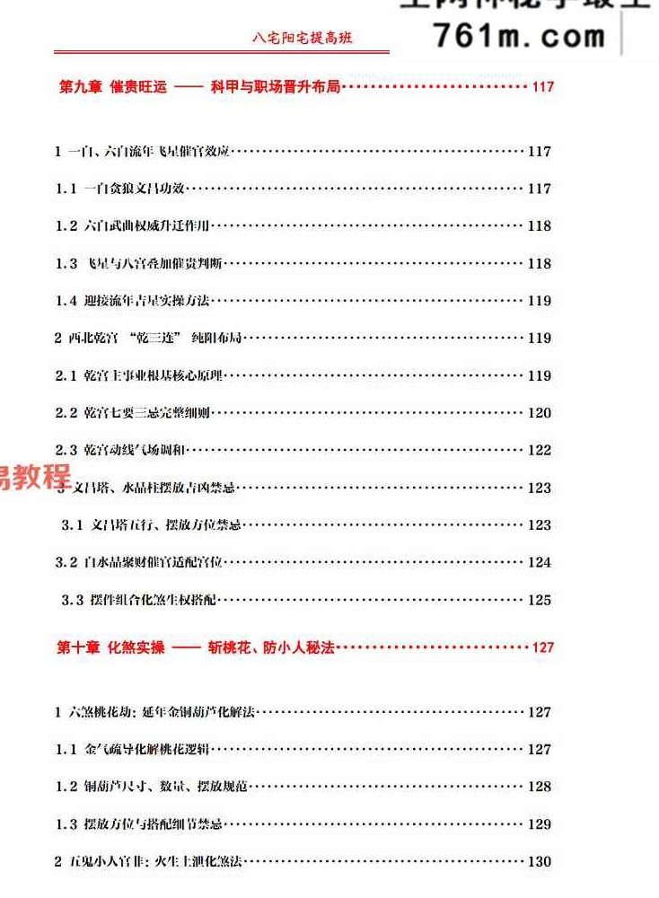 于城道 阳宅提高班·八宅催丁贵-整理版 231页