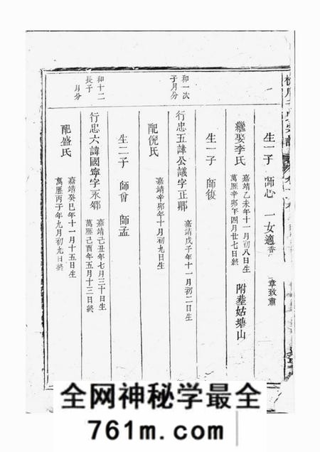 兰溪星聚堂栅川于氏宗谱