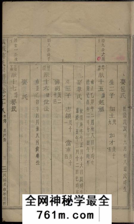 东阳横城蒋氏宗谱