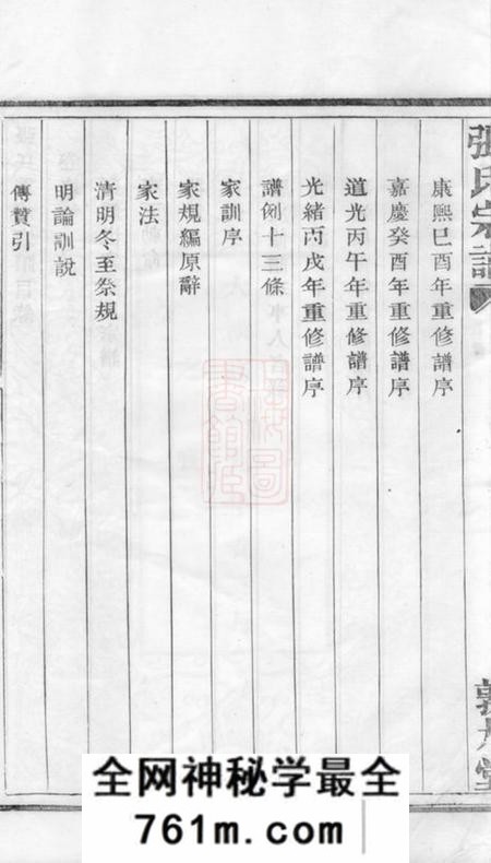 安吉敦九堂节村张氏重修族谱四卷