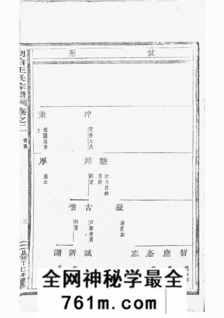 东阳湖沧王氏宗谱