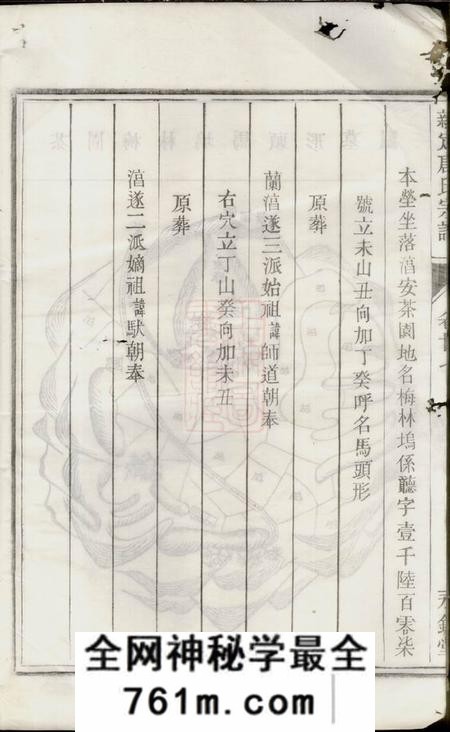 永锡堂新定唐氏宗谱