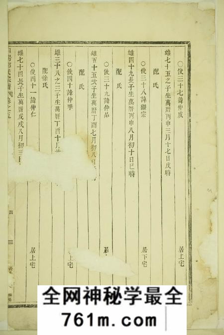 白阳白阳邵氏宗谱