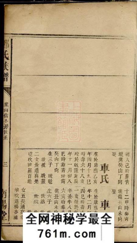 南阳堂邓氏族谱不分卷