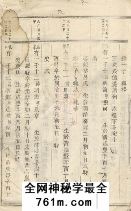 东阳东阳癓国楼氏宗谱