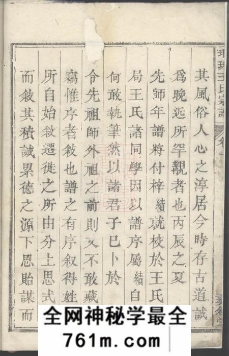 瑯琊彝叙堂瑯琊王氏宗谱