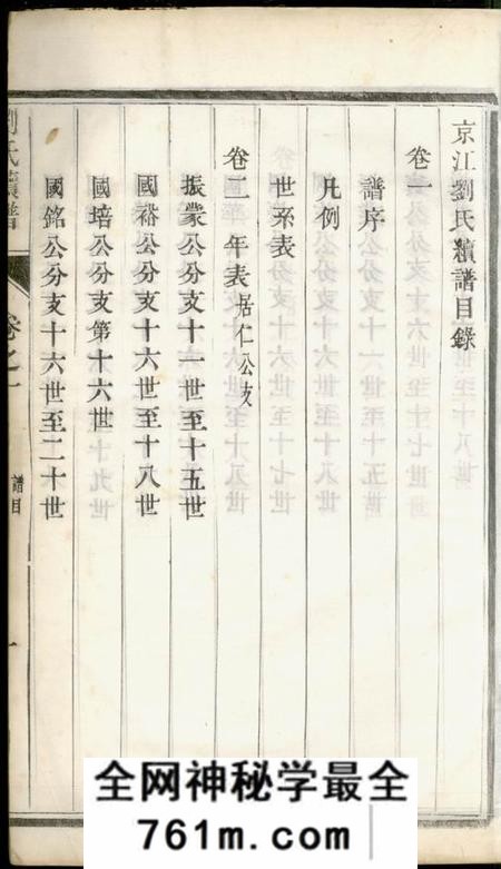 镇江京江刘氏续谱四卷