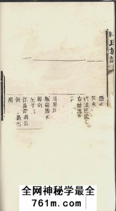 鸣琴堂白氏族谱
