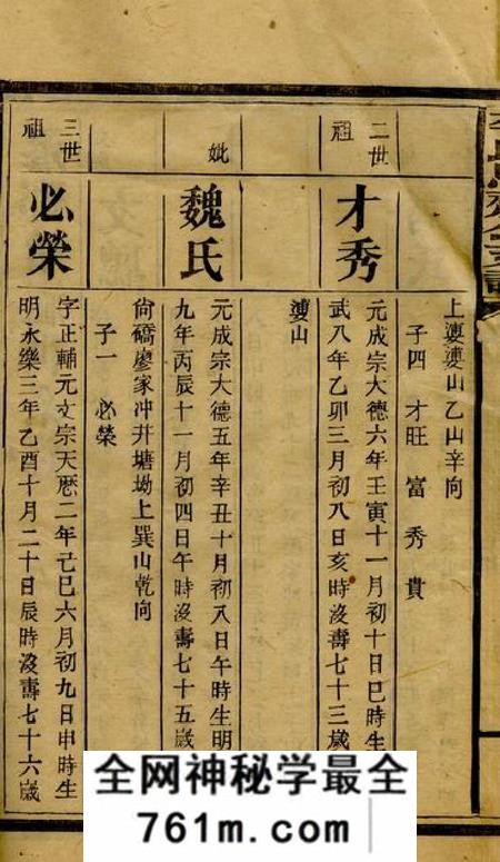 邵阳大和塘李思齐公支谱