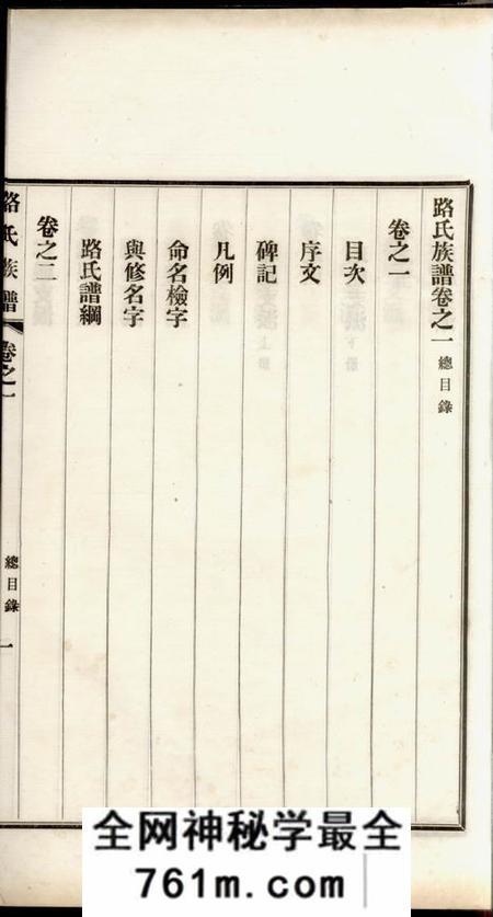 临淄路氏族谱十六卷
