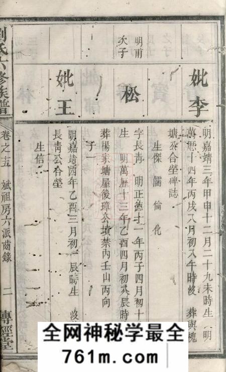 湘潭传经堂刘氏六修族谱