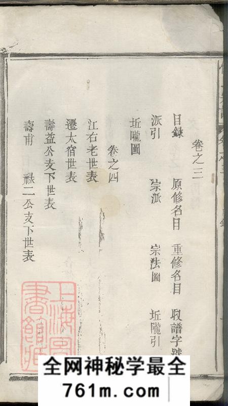 安徽太湖太湖何氏家谱六卷首一卷末一卷