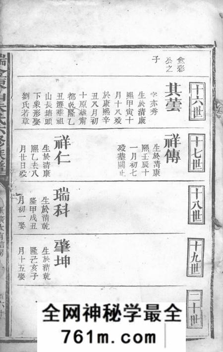 瑞金瑞金东山朱氏六修族谱不分卷