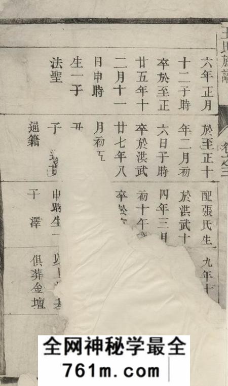 泰兴延令王氏重修族谱